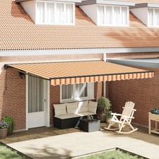 Tenda da Sole Retrattile solare esterno Ombra per Balcone Protettiva UV vidaXL