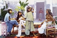 Cartolina Colonie Africane - Filettes arabes - Ragazze arabe - 1927