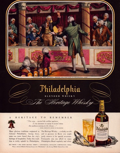 Philadelphia whisky 1940s - whisky,