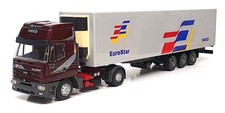 Old Cars Scala 1/43 OCI326 - Rimorchio Iveco Camion e Frigo Eurostar - Marrone