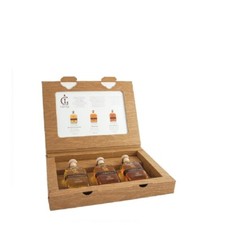 CONFEZIONE REGALO 3 GRAPPE GIARE DA 10CL + INVITO VISITA DISTILLERIA