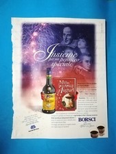 RITAGLIO DI GIORNALE CLIPPING PUBBLICITA' BORSCI DA COLLEZIONE - (141)