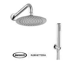 KIT SET DOCCIA INCASSO TONDO CON SOFFIONE 20 CM INOX BRACCIO DOCCETTA JACUZZI 
