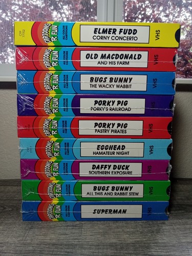 Lot cartoons fun vhs - lot, of