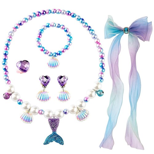 Vjuysw set gioielli sirena - vjuysw,