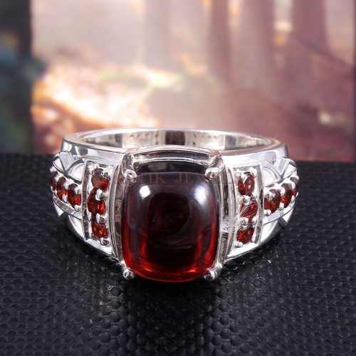 Naturale granato gemma con - naturale, 14k