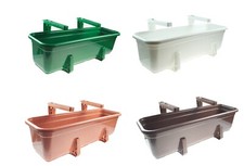 Balconiera Scatola E 2x Supporto per Balconiera Plastica Venere 30-80 CM