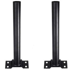 2x Staffa palo metallo