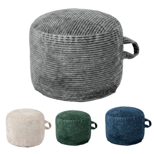 Pouf imbottito velluto - pouf,