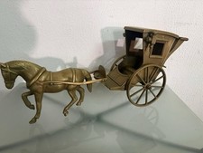 Carrozza Con Cavallo In Ottone