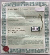 ROLEX Warranty Guarantee