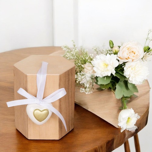 Appendino cuore bianco - appendino,