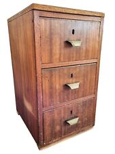 Cassettiera industriale vintage in legno h 65 x prof. 41 x largh. 34