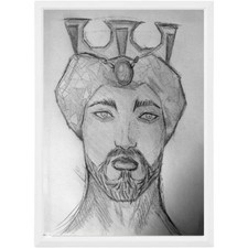 RITRATTI IN CORNICE FATTI A MANO, TESTE DI MORO, ARREDI CASA