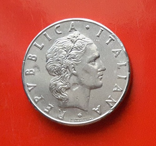 Lire 1976 errore due - 50,