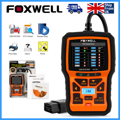 Foxwell nt301 full obd2 - foxwell,