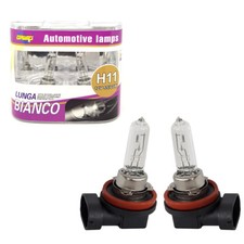 COPPIA FARI LAMPADINE XENON AUTO ATTACCO H11 BIANCO 4300K ALTA LUMINOSITA 55W