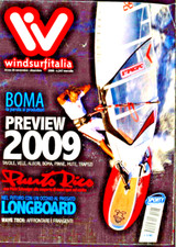 WINDSURF ITALIA n. 247-2008 PREVIEW 2009 CATALOGO ATTREZZATURE - RIVISTA MENSILE