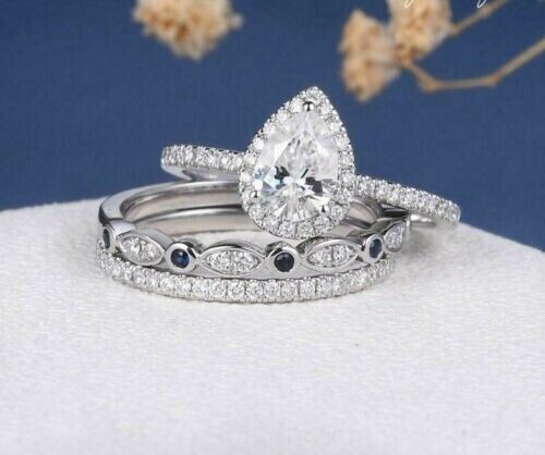Anello halo trio - trio, set