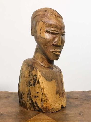 Scultura africana busto - scultura, “busto