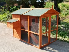 Pollaio, pollaio, gabbia per polli, beccuccio, conigliera, stalla, XXL, extra alto