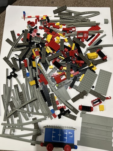 Lotto ricambi pista treno - , lego