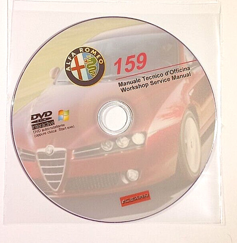 Dvd manuale officina alfa - manuale,
