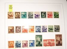 Francobolli Italia Repubblica 1946/47 Annate Usate 37 + 17 Valori Rari