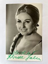 Autografo GERTRUDE JAHN-Mezzosoprano-Opera Cantante-Cartolina autografata 1973