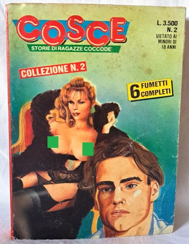 Fumetto erotico p - erotico, e.p.p