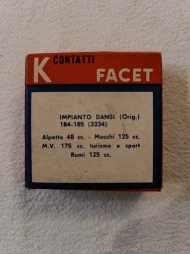 Puntine contatti 175 macchi - contatti, mv