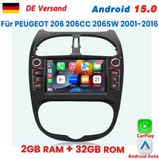 Per PEUGEOT 206 206CC 206SW