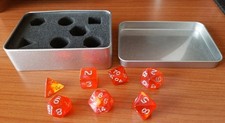 Set 7 Dadi D&D Rubino