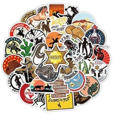 Western Cowboy - Adesivi per