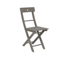 SEDIA DA GIARDINO GRIGIO