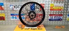 Harley Davidson cerchio ruota ant raggi  19" x 2,5" Dyna Sportster doppio disco