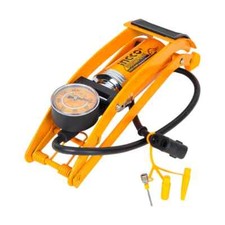 Pompa Gonfiatore a pedale con manometro INGCO gonfia ruote per : auto moto bici