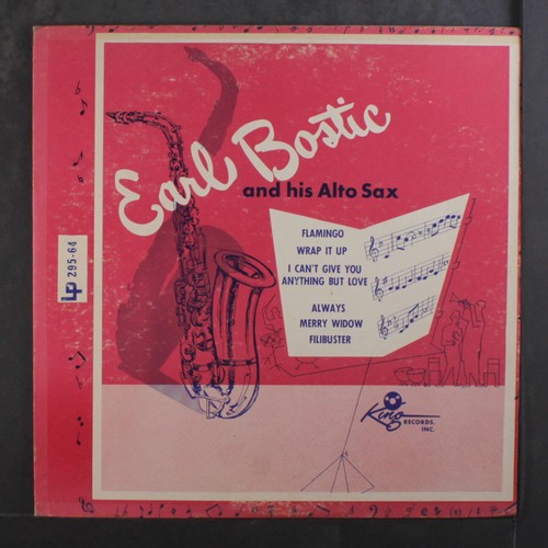 Earl bostic and his alto - alto, sax
