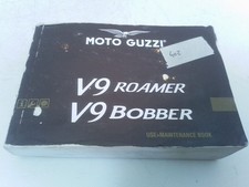 Moto Guzzi v9 bobber roamer libretto uso e manutenzione 2q000110