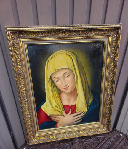 Quadro ritratto madonna - , olio