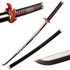 Katana ornamentale Cosplay legno lama bamboo Demon Slayer Kamado Tanjirou 104