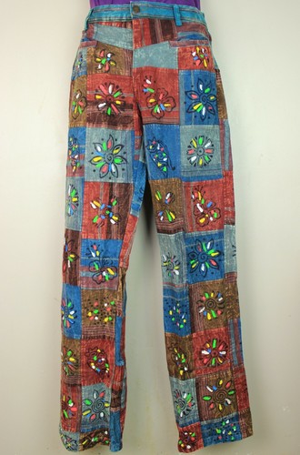 Pantaloni casual patchwork