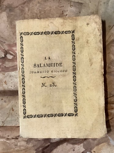 Frizzi salameide poemetto - frizzi,