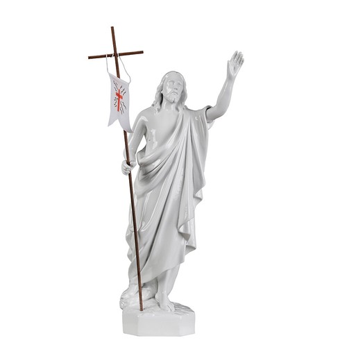 Statua del cristo risorto in - del,