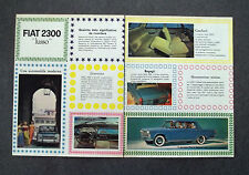 G980 - Advertising Pubblicità - 1963 - FIAT 2300 "LUSSO"