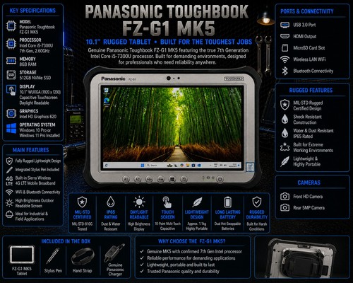 Panasonic toughpad mk5 - fz-g1,