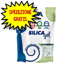 PREZIOSA SILICA GEL LETTIERA PROFUMATA AL MUSCHIO BIANCO  6,5 KG
