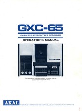 AKAI " GXC-65 " CASSETTE