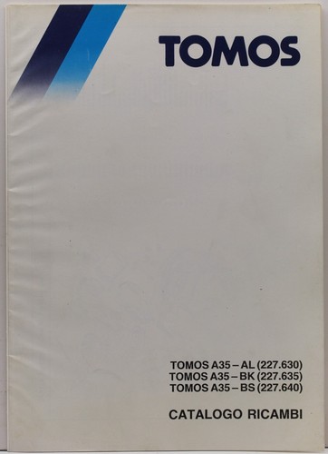 Catalogo ricambi tomos - tomos, a