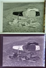 Rara foto negativa - Moto: GILLET Herstal (500 Sport?) - 1930/31 circa, raro